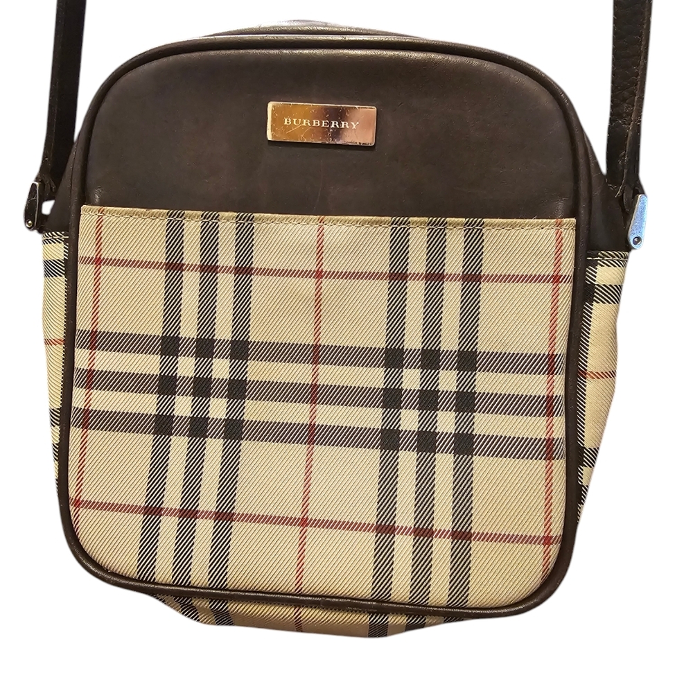 Burberry Plaid Crossbody Bag w/ COA